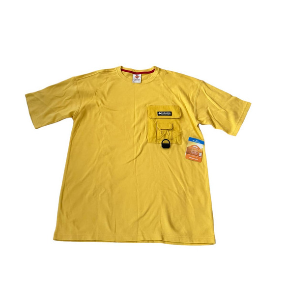 Columbia Field Creek Doubleknit Short Sleeve Men's Omni-Shade Shirt Size M NEW - Picture 1 of 6